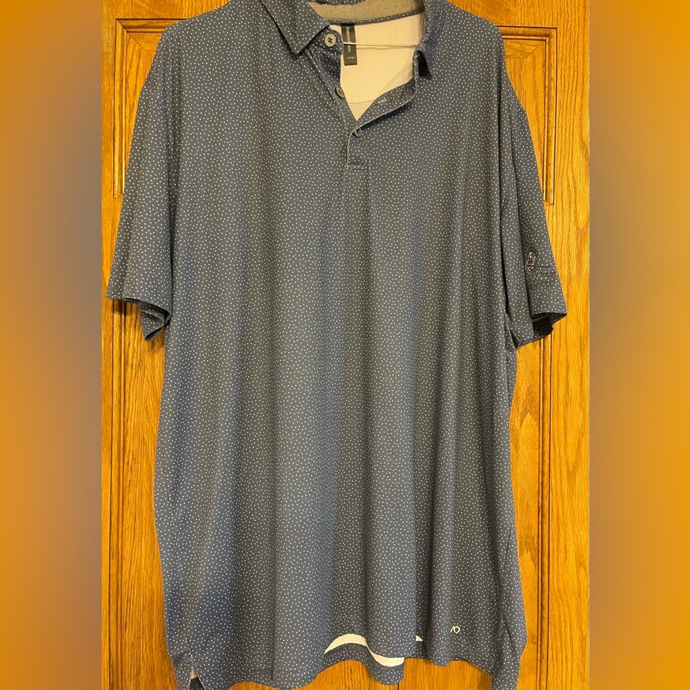 Anderson Ord Men's Blue Performance Polo Shirt Size XL